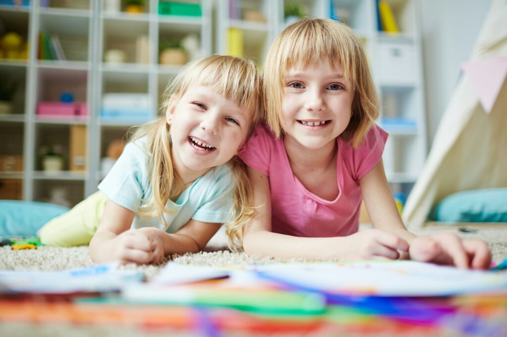 Cheerful preschoolers